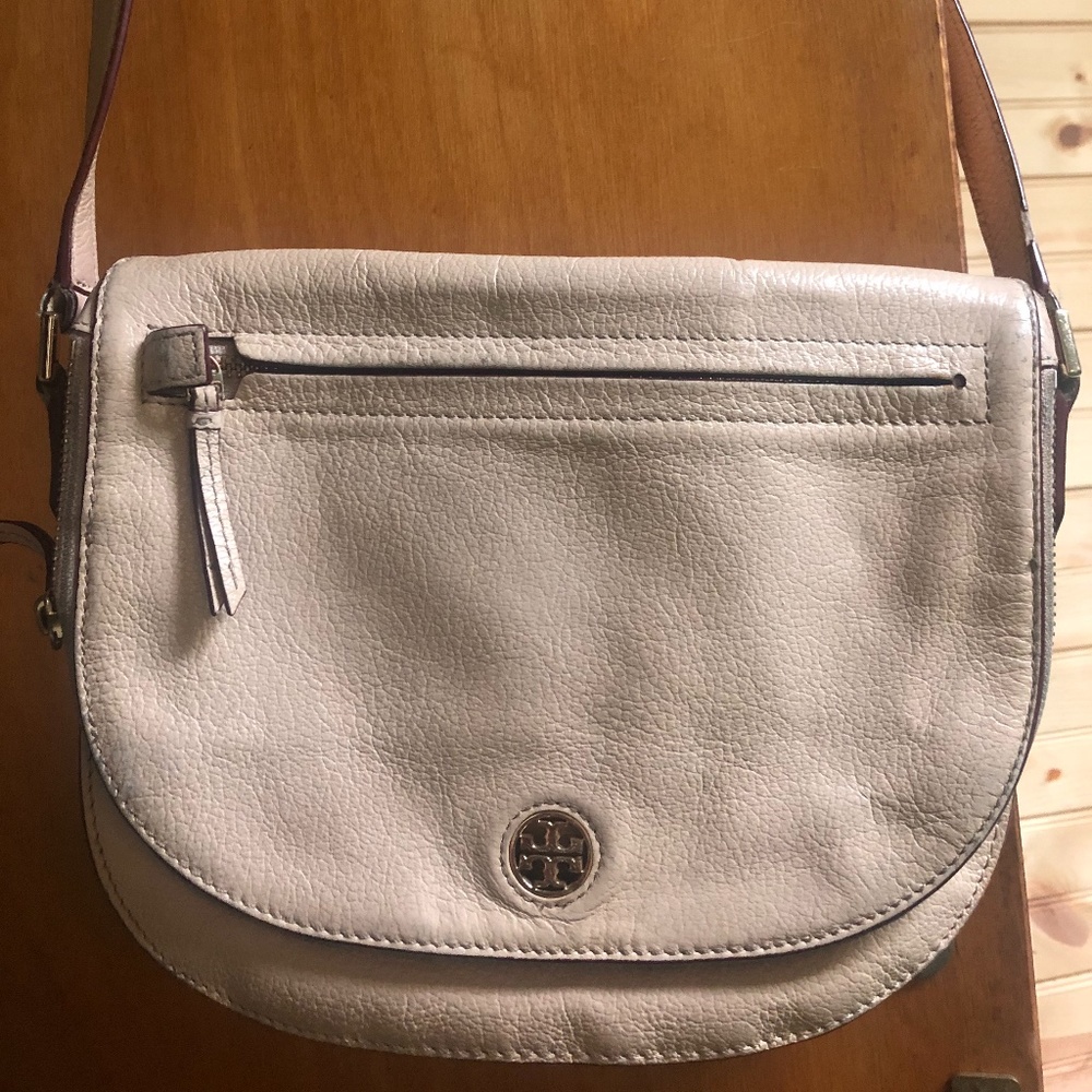 Tory burch Leather Saddle Bag